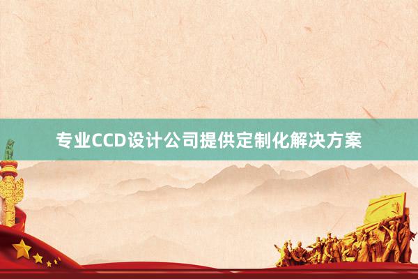 专业CCD设计公司提供定制化解决方案